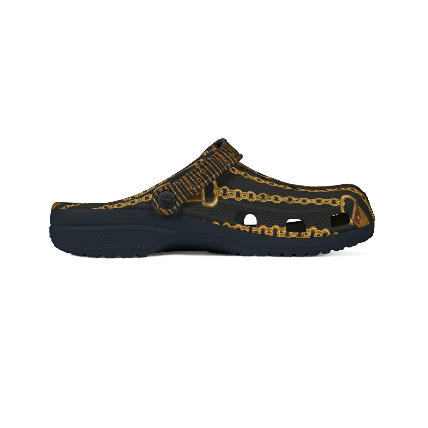 Stylish Chain Print EVA Foam Slip-On Shoes for Comfort and Style