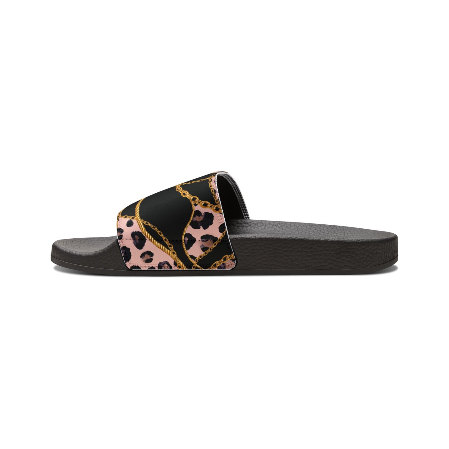 Chic Leopard Print Removable-Strap Sandals for Women - Stylish & Comfortable Footwear