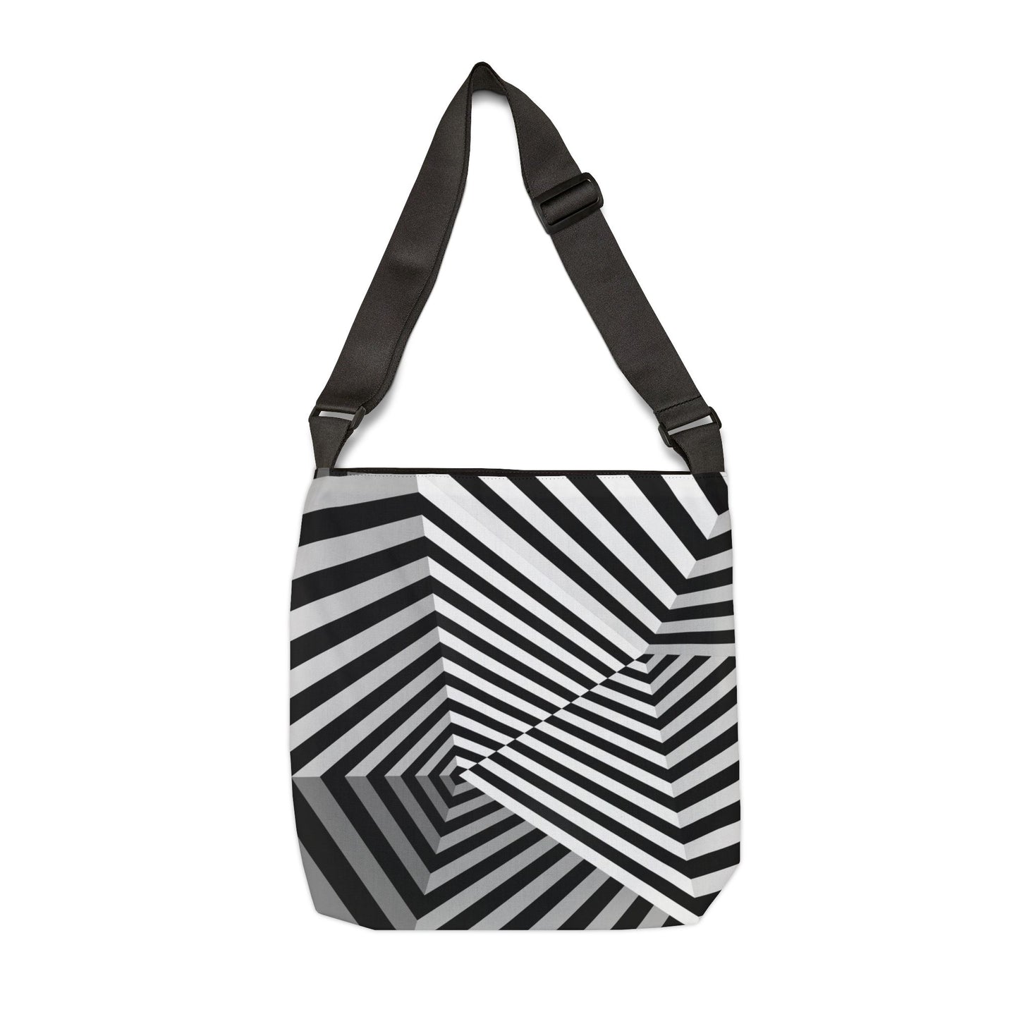 Stylish Geometric Adjustable Tote Bag - Perfect for Everyday Use