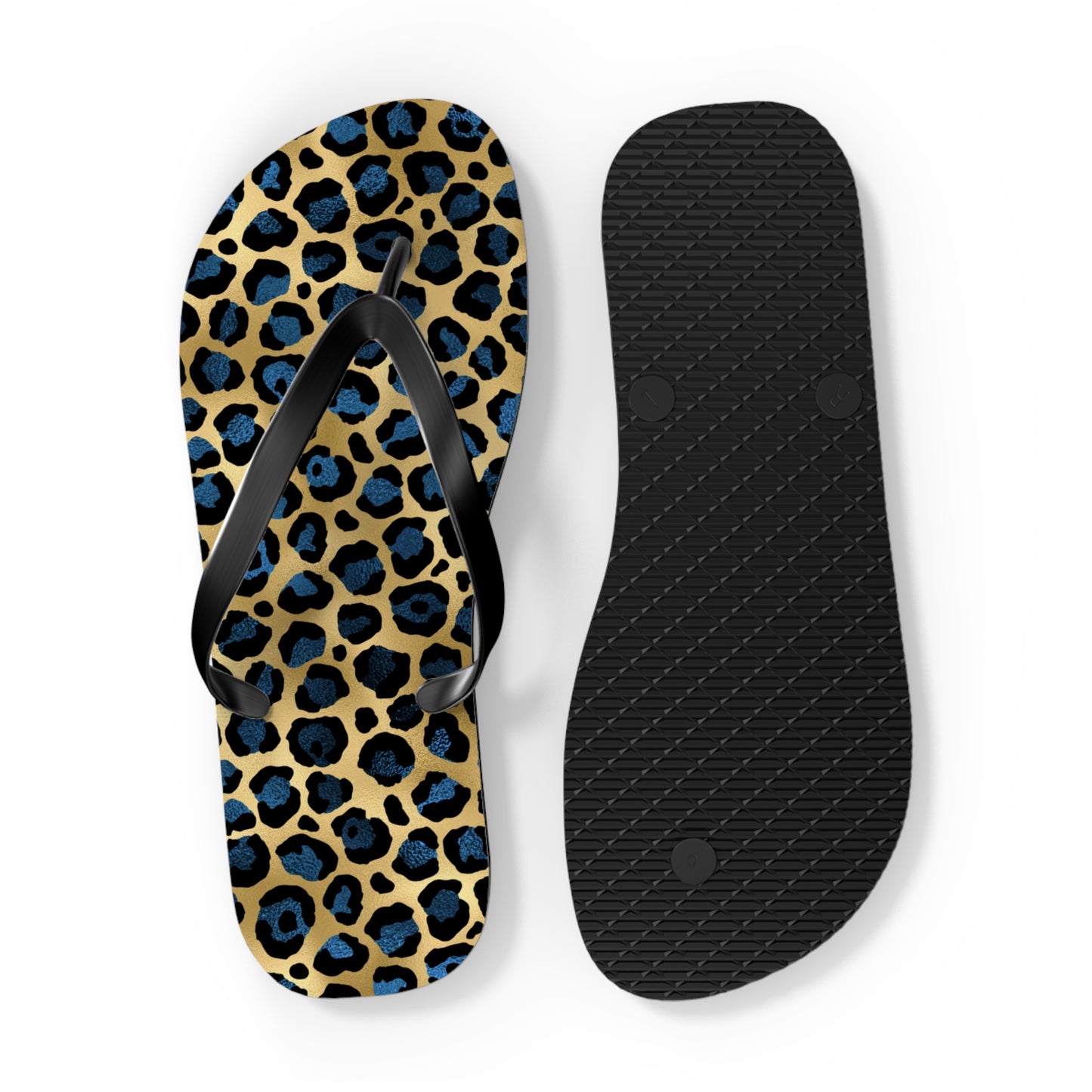 Leopard Print Flip Flops - Stylish Summer Footwear