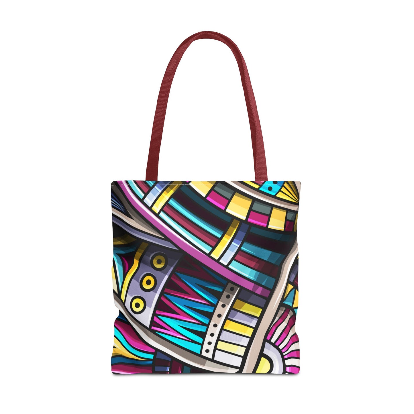 Colorful Graphic Tote Bag - Stylish & Versatile for Everyday Use