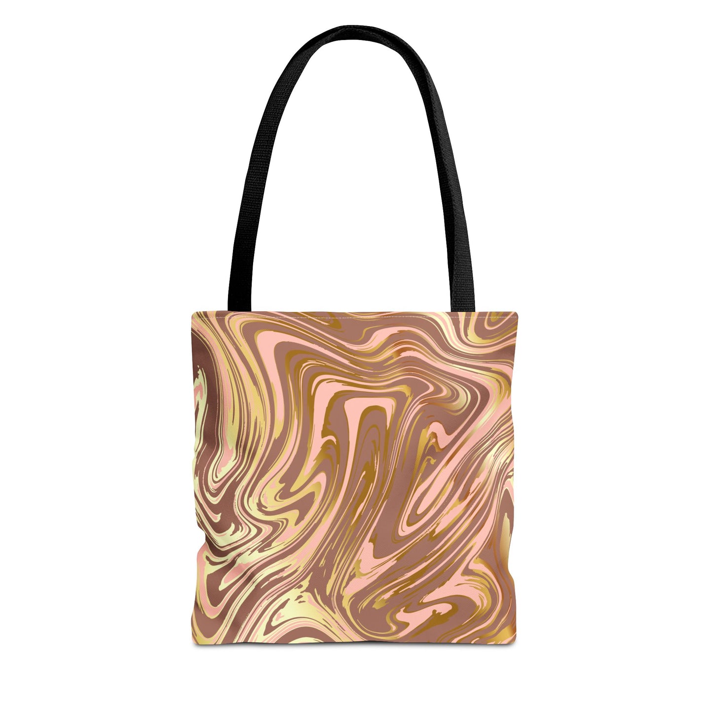 Chic Abstract Marble Tote Bag - Stylish Reusable Shopping Bag for Everyday Use