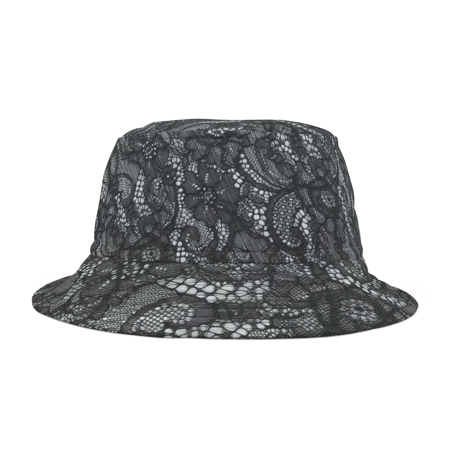 Elegant Lace Print Bucket Hat for Fashion Lovers