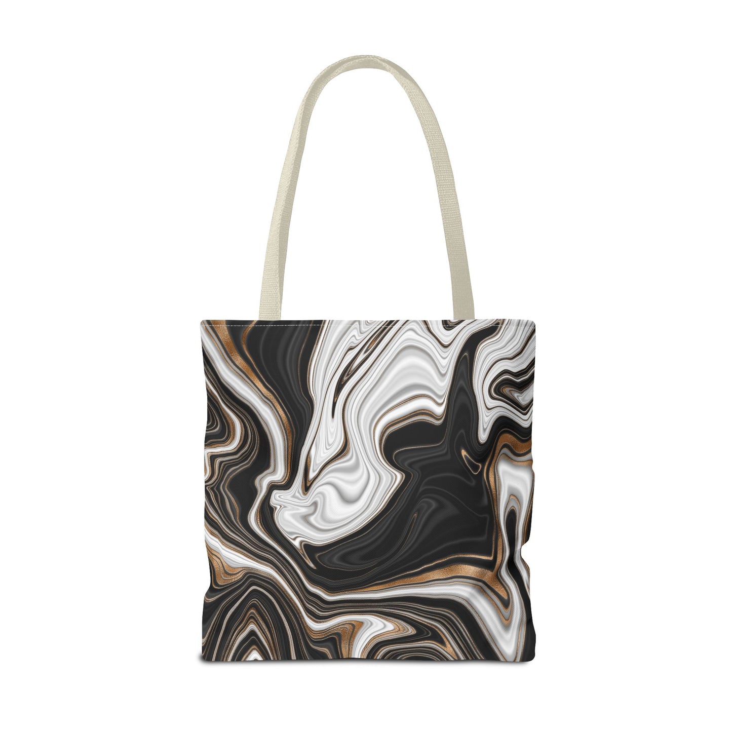 Chic Marble Print Tote Bag - Stylish Eco-Friendly Carryall for Everyday Use