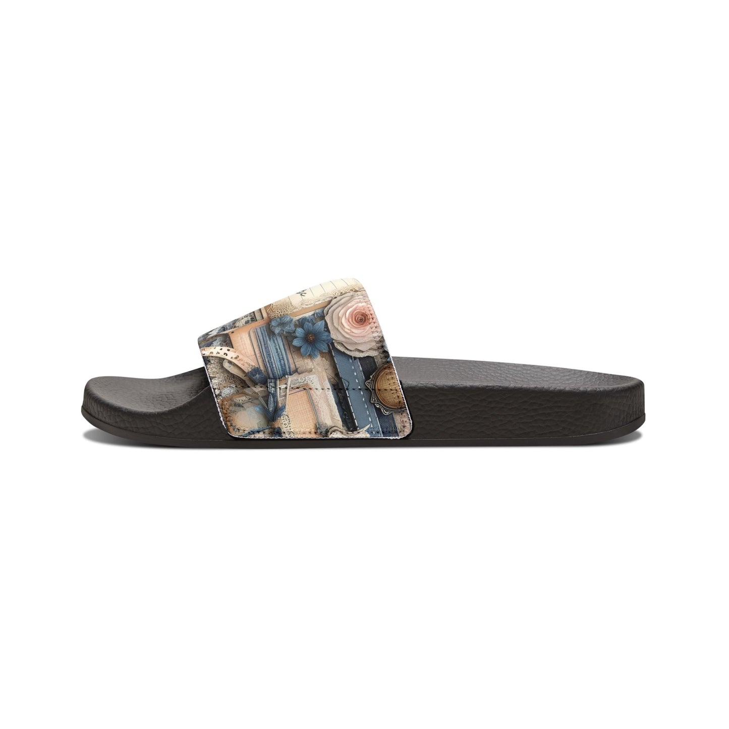 Stylish Women's Removable-Strap Sandals with Floral Design - Perfect for Summer Days