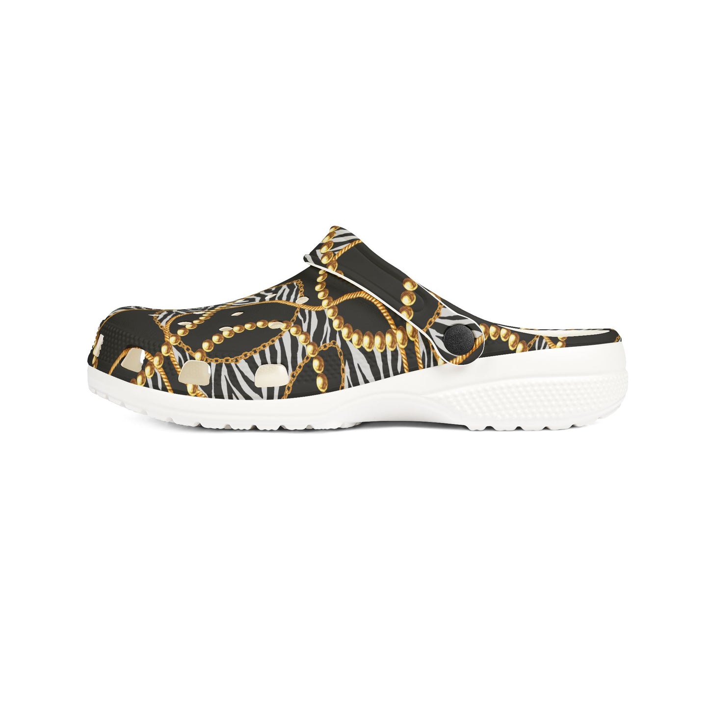 Stylish Zebra Print EVA Foam Rubber Shoes - Comfortable Casual Footwear