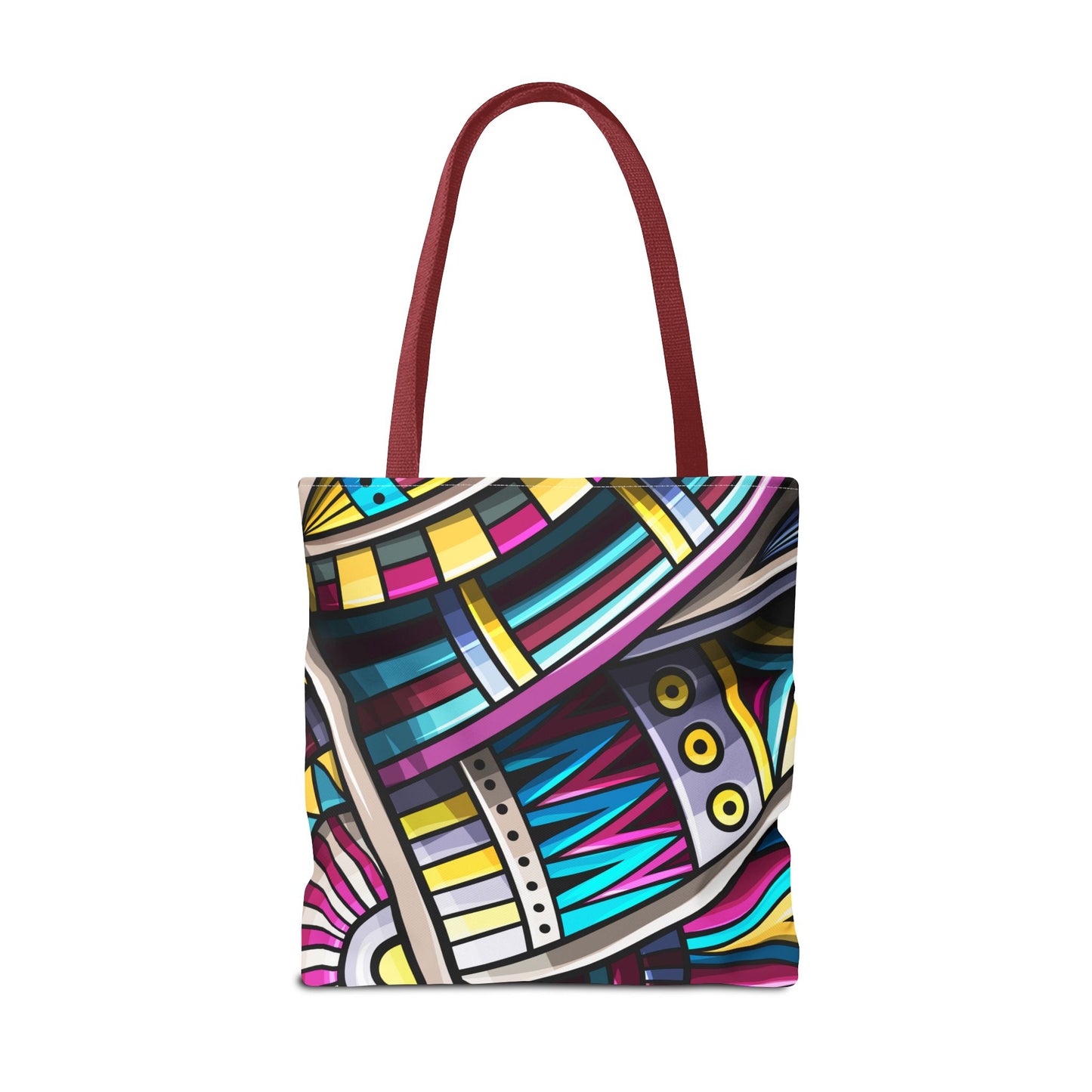 Colorful Graphic Tote Bag - Stylish & Versatile for Everyday Use