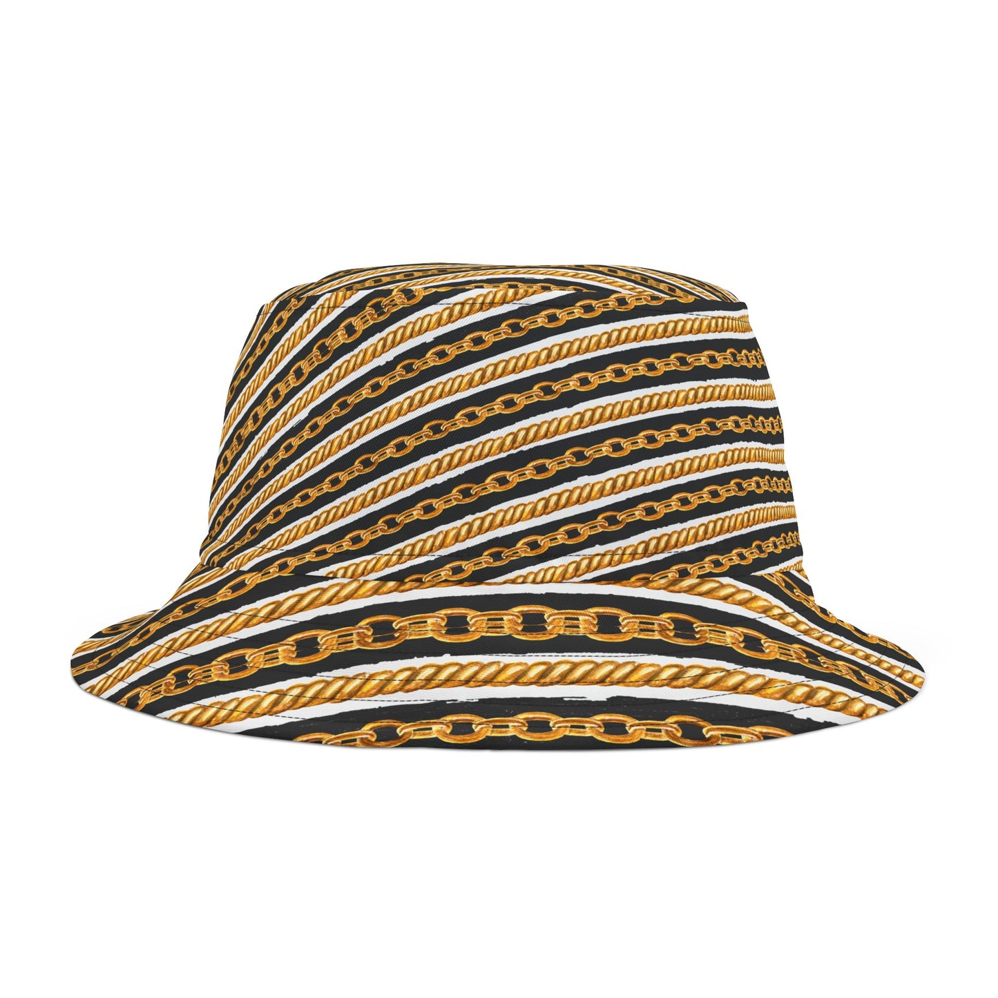 Stylish Gold Chain Bucket Hat - Trendy Accessory for Summer & Festivals