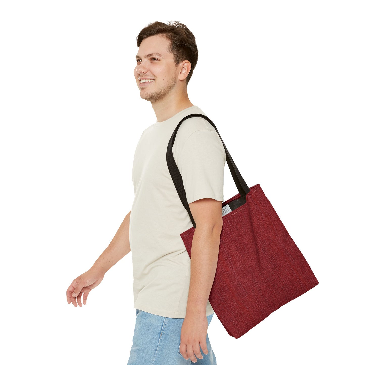 Stylish Red Tote Bag - Versatile Carryall for Everyday Use