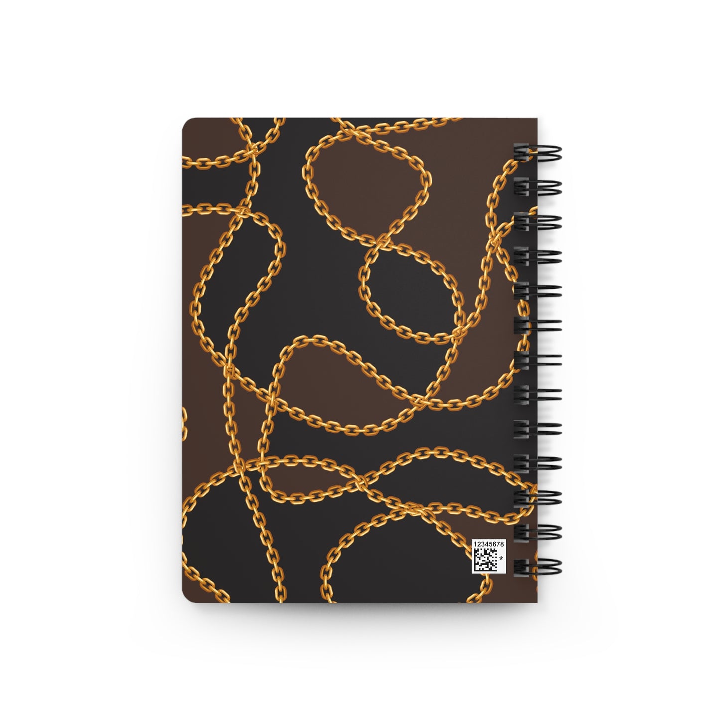 My Daily Journal - Elegant Spiral Bound Journal with Chain Design for Creative Writing