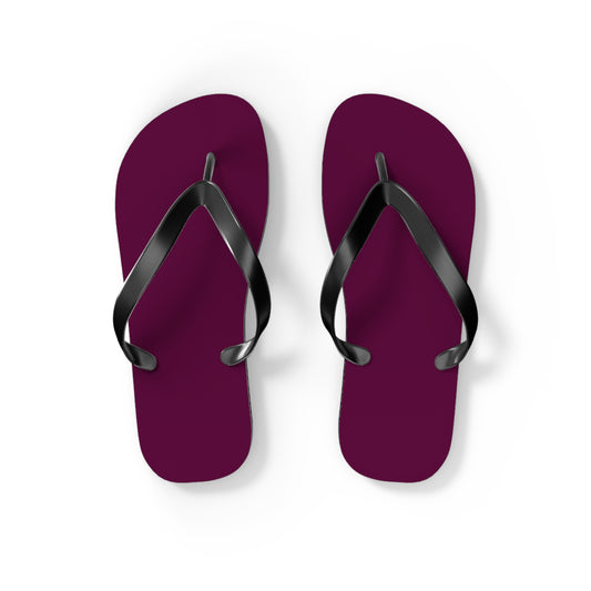 Stylish Maroon Flip Flops - Summer Beach Footwear for Casual Outings