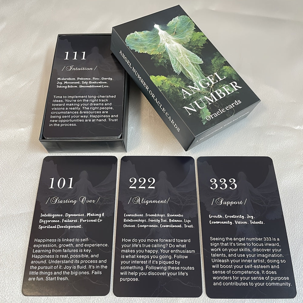 Angel Numbers Oracle Cards Deck